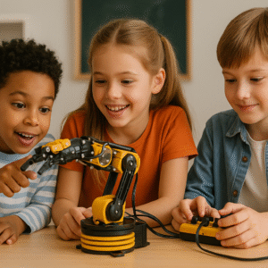 Robotic Arm Kit – Code & Control a 4-DOF Robot Hand (Includes 10 Hours of 1-on-1 Live Sessions)