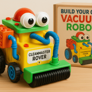 CleanMaster Rover – Build Your Own Vacuum Robot(Includes 10 Hours of 1-on-1 Live Sessions)