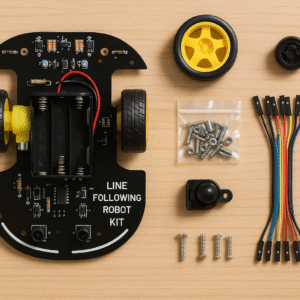 Line Following Robot – Learn Logic & Sensors with Coding (Includes 10 Hours of 1-on-1 Live Sessions)