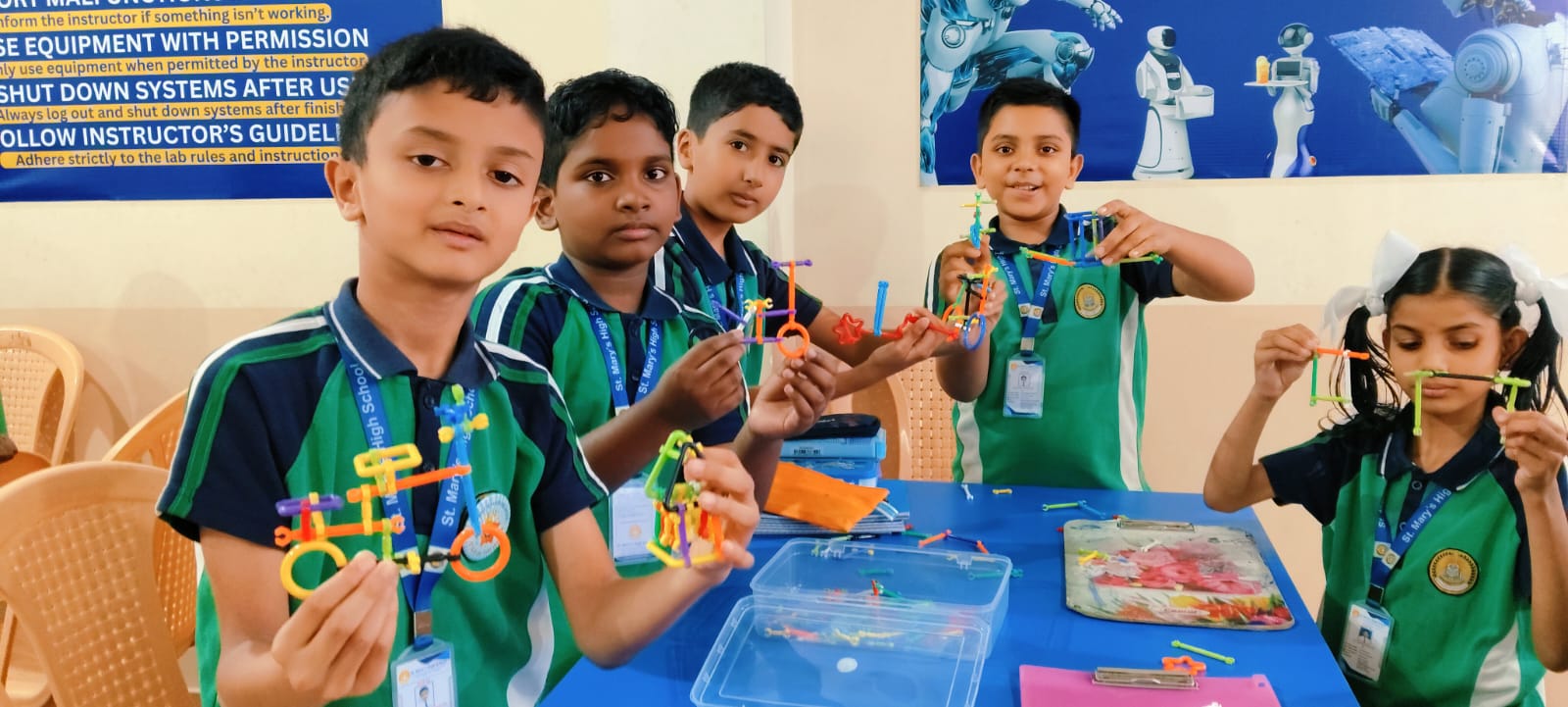 Child presenting project